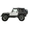 Smittybilt Replacement Soft Top with Tinted Windows and Upper Door Skins (Black Diamond) - 9970235 1997 Jeep Wrangler