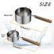 thumbnail image 4 of Stainless Steel Dog Food Scoop with Two-Pack Measuring-Cup: 1CUP and 1/4CUP-Perfect for Precise Pet Mealtime Portioning, 4 of 5