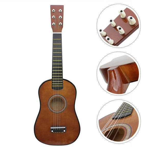23 Inch Acoustic Guitar Wooden Beginner Guitar Music Instruments for Kids Girls Boys Beginners