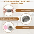 thumbnail image 3 of 24Pcs Chair Leg Protectors, 20 x 25mm Silicone Chair Leg Caps, Grey, 3 of 6