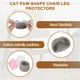 thumbnail image 3 of 24 Piezas Protectores de Patas de Silla, Tapas de Patas de Silla de Silicona de 20 x 25mm, Gris, 3 of 6