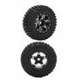 thumbnail image 4 of Aluminum Rims Tires Set, RC Crawler Car Upgrade Parts Fits Axial SCX24 Axi00002, SCX24 AXI00001, SCX24 AXI90081 1/24 RC Car, 4 of 8