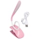 thumbnail image 1 of Lámpara de escritorio LED ajustable de 360° con clip, recargable por USB, para oficina y dormitorio, 1 of 10