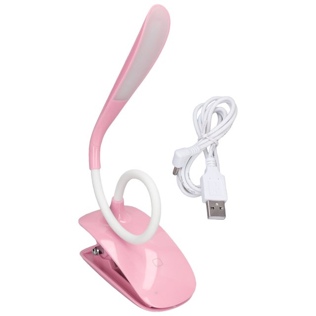 Luz con clip, lámpara de escritorio LED Lámpara de escritorio USB de 360 ° Luz de libro Rendimiento sólido