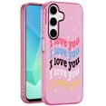 thumbnail image 4 of For Apple iPhone 15 Pro Max Fashion Layer Design Slim IMD TPU Protective, Shockproof Hybrid Stylish Durable Hard PC Cover, XPM Phone Case [I Love You], 4 of 9