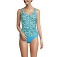 thumbnail image 3 of Lands' End Women's Chlorine Resistant Adjustable Underwire Tankini Swimsuit Top, 3 of 3
