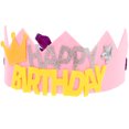 thumbnail image 1 of KAKOWELY Adornos de coronas de tela para celebraciones de cumpleaños, sombreros de corona de tela, sombreros de fiesta para cumpleaños de niños pequeños, 1 of 5