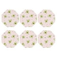 thumbnail image 2 of Balery 6 Pcs Avocado Doing Sport Yogaleather Coasters Set, Drink Table Cup Coasters For Living Room Kitchen Coffee Decor, 2 of 9