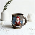 thumbnail image 4 of Christmas Crackle Mug – 12 oz Ceramic Coffee Cup with Unique Crackled Glaze, Holiday Hot Cocoa Mug, Microwave & Dishwasher Safe, Christmas Gift for Family & Friends, 4 of 5