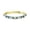 Blue, variant on Light Blue Enamel Bangle, Delicate Flower Pattern for Every Day