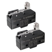 2PCS TM-1704 Panel Mount Short Hinge Roller Lever Type Micro Limit Switch