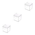 thumbnail image 3 of Baohd Coins Bank Large Capacity For Easy Money Management Money Box For Adults And Children Plastic Transparent Money Box 2cm*12cm 240G 3Set, 3 of 6