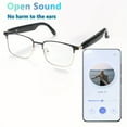 thumbnail image 4 of 2025 New Smart Glasses, AI Voice Assistant, 3s Auto Dimming &amp; Anti-Blue Light, Wireless HD Calls, Hi-Fi Music, Stylish Unisex Eyewear for Driving, Sports &amp; Holiday Gifting, 4 of 12