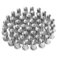 thumbnail image 1 of 100pcs M4 M5 M6 M8 Rivet Nut, Threaded Insert Rivet Nuts, Stainless Steel Rivet Nuts, Used for Repairing Crafts, 1 of 5