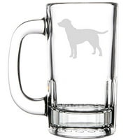 12oz Beer Mug Stein Glass Labrador Retriever
