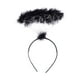 thumbnail image 3 of Diadema de Ángel, de Halo de Plumas, Accesorios para El Cabello, Accesorios de Disfraz de Ángel para Juegos de Rol, Puesta para Niñas Negro, 3 of 7