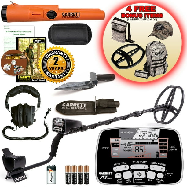 Garrett AT Pro Metal Detector Bonus Pack with ProPointer AT and Edge