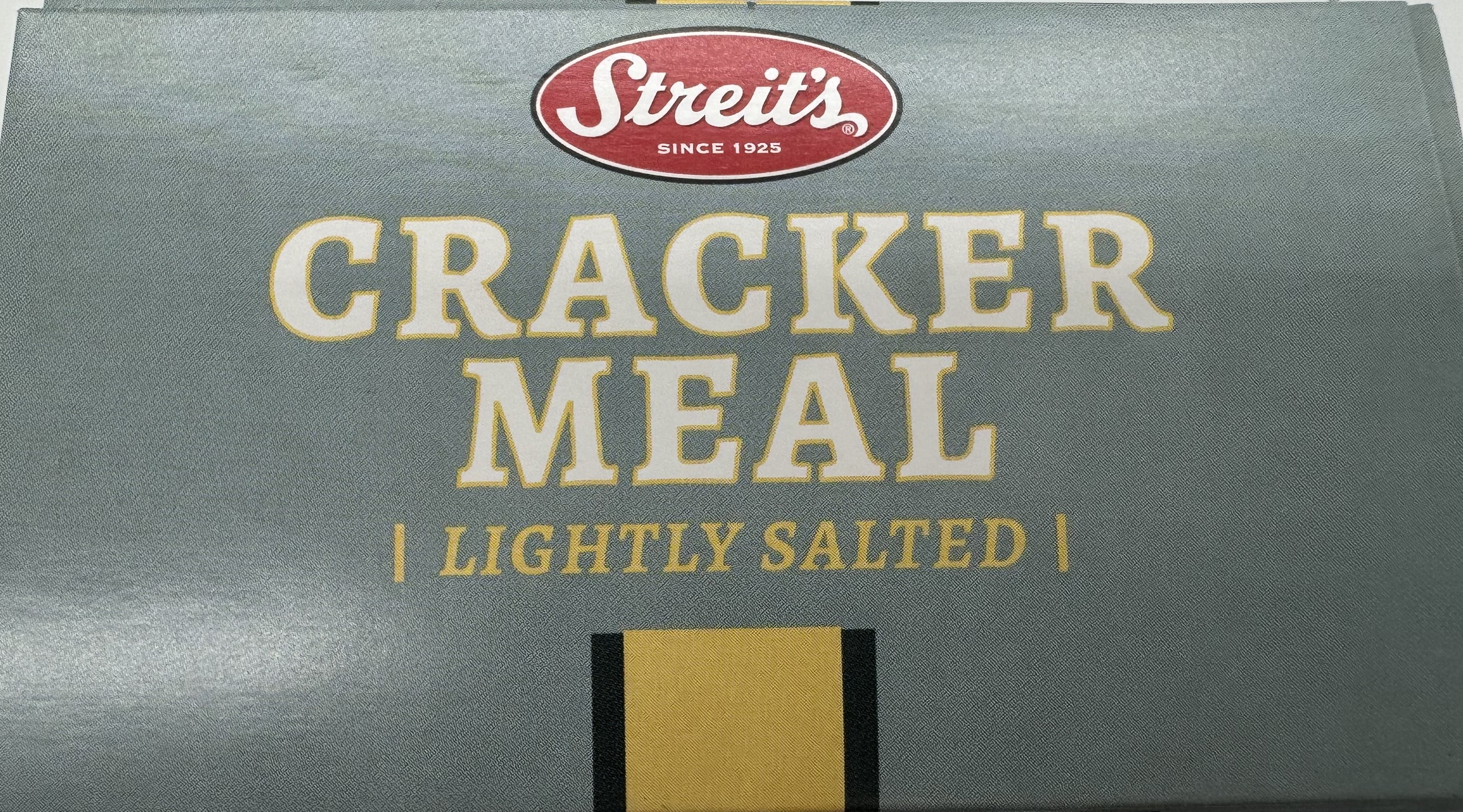 (2 pack) Streit's Lightly Salted Cracker Meal, Seasoned Coating Mix, 16 oz