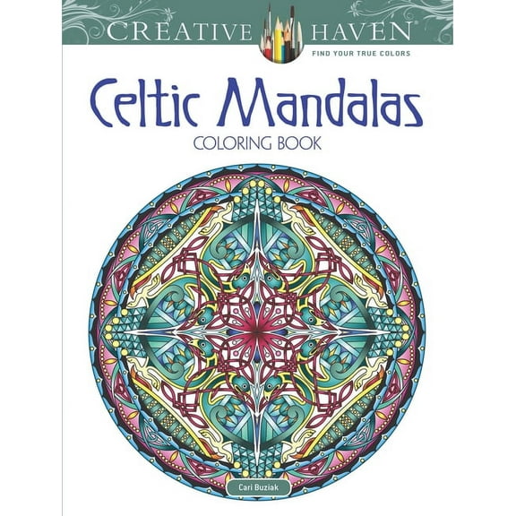 Adult Coloring: Creative Haven Celtic Mandalas Coloring Book (Paperback)