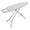Gray white, variant on Qtypgm Foldable Ironing Board, Heavy Duty Iron Board with 9 Adjustable Heights, 4 Layer Cover and Safety Iron Rest, 52X14 Compact and Space Save Iron Board for Home Laundry Room Use, Beige