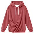 thumbnail image 5 of Wuxian Unisex Hoodies Pet Holder Cat Dog Large Pouch Carriers Pullover Corduroy Sweatshirt For Women Men, 5 of 5