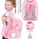 thumbnail image 4 of [Genuino] Mochila Escolar Hello Kitty Estudiantes De Escuela Primaria Primer Segundo Grado Tercera Niña Reduce La Carga Protección De La Columna Vertebral Ligera KT Girl RCHF, 4 of 4