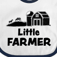 thumbnail image 4 of Inktastic Little Farmer Barn, Silo and Cows Boys or Girls Baby Bib, 4 of 4