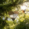 thumbnail image 6 of Handmade Fiber Bird Nesting Heart for Hummingbirds with Soft Cotton and Wool Filling for Winter Shelter and Spring Breeding Decorative Garden Habitat, 6 of 6