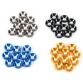thumbnail image 1 of 10Pcs M3 M4 M5 CNC Anodized Countersunk Head Washers Gasket Self-Locking Aluminum Alloy O-Rings Lock Nuts Colorful, 1 of 3