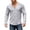 Grey, variant on Custom Fit ’s Linen Casual Button Up Shirt – Autumn Lightweight Long Sleeve Design With Knit Collar For Comfortable Style