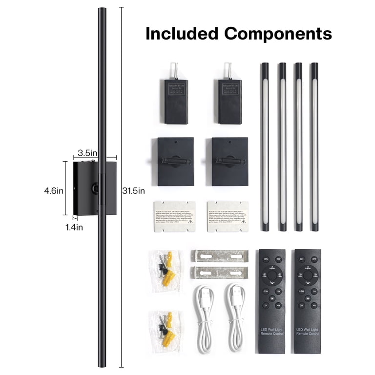 Avatar Controls 2-Pack 31.5" LED Wall Sconces photo 5