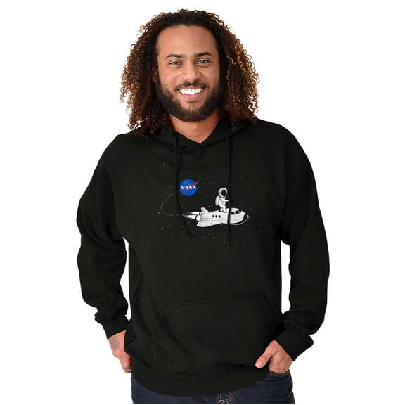 NASA Astronaut Space Shuttle Surfing Hoodie Sweatshirt Women Men Brisco Brands S