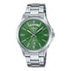 thumbnail image 1 of Casio Reloj para Hombre con Pulsera de Acero Inoxidable y Esfera Verde - MTP-1381D-3AVDF, 1 of 2