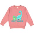 thumbnail image 2 of Inktastic Sister-saurus Cute Brontosaurus Family Toddler Sweatshirt, 2 of 4