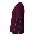 thumbnail image 3 of A4 Youth Short Sleeve V- Neck Atheltic Liga Sports Soccer wear Jersey , MAROON, X-Large, NB3018, 3 of 3