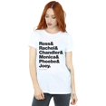 thumbnail image 2 of Friends Womens First Names Text Cotton Boyfriend T-Shirt, 2 of 3