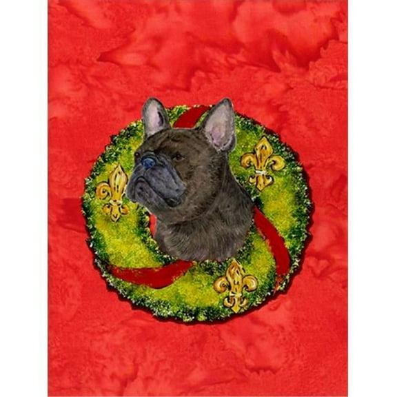 28 x 40 in. French Bulldog Flag Canvas House Size