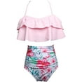 thumbnail image 4 of Girls Swimsuit Two Pieces Bikini Set Ruffle Falbala Swimwear Bathing Suits, 4 of 7