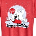 thumbnail image 3 of Coca-Cola - Happy Holiday Sled - Women's Short Sleeve Graphic T-Shirt, 3 of 5