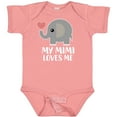 thumbnail image 3 of Inktastic My Mimi Loves Me Grandchild Boys or Girls Baby Bodysuit, 3 of 5