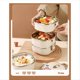 thumbnail image 4 of Fiambrera Aislada de Acero Inoxidable 304 con Cuchara Caja Bento Apilada Caja de Comida Portátil Contenedor de Comida una Prueba de Fugas,B, 4 of 5