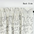 thumbnail image 5 of Home Soft Things Marisol Grey Valance Set - 2 Panels - 60"x18", 5 of 8