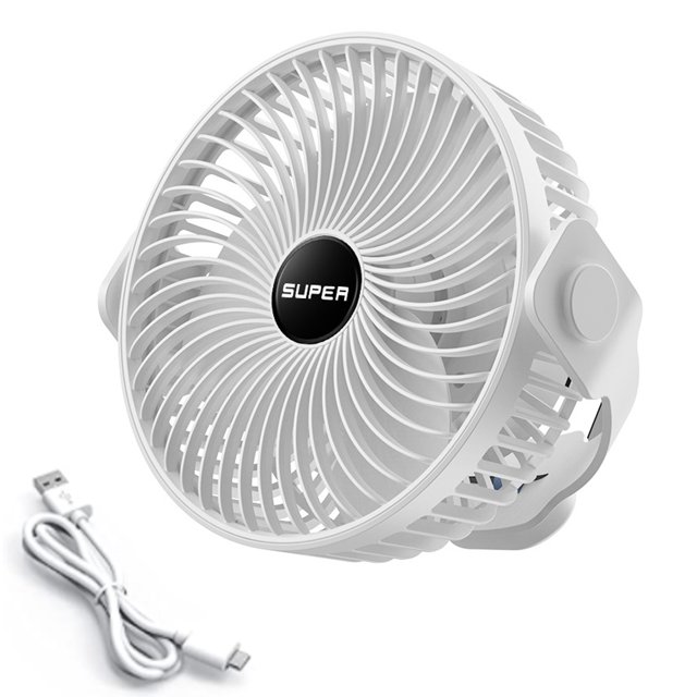 Small Table Fan with Strong Airflow Quiet Operation Portable Fan Speed