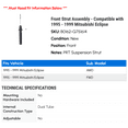 thumbnail image 2 of Front Strut Assembly - Compatible with 1995 - 1999 Mitsubishi Eclipse 1996 1997 1998, 2 of 2