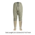 thumbnail image 2 of koolsoo Cuissardes pour Hommes Cuissardes de Pêche avec Bottes pour la Randonnée Sports de Plein Air Pêche 37, 2 of 9