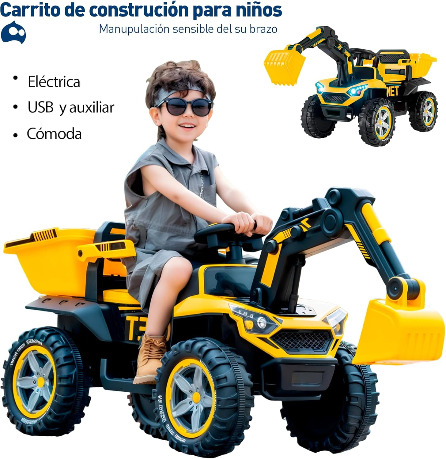 Carrito Montable Tractor De Juguete Coppel Juguetes Montables