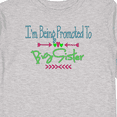 thumbnail image 4 of Inktastic I'm Being Promoted to Big Sister Girls Long Sleeve Toddler T-Shirt, 4 of 5