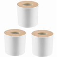 thumbnail image 1 of 3X Cubierta de Madera Rollo Redondo Papel Tisú Tubo de Tejido Hogar ExtraíBle Mini Caja de PañUelos de Madera, 1 of 5