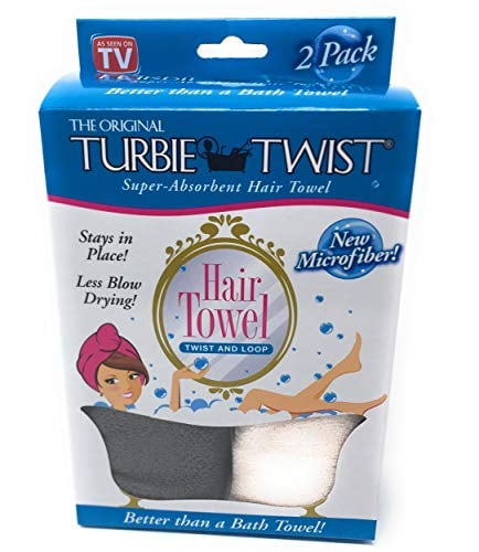 The Original Turbie Twist Microfiber Prints Hair Towel ASSORTED COLORS/DESIGNS 