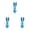 Blue 3PCS, variant on 1pc Toy For Dogs Latex Squeaker Chew Training Products Dogs Puppy Squeak Toys Screaming Rubber